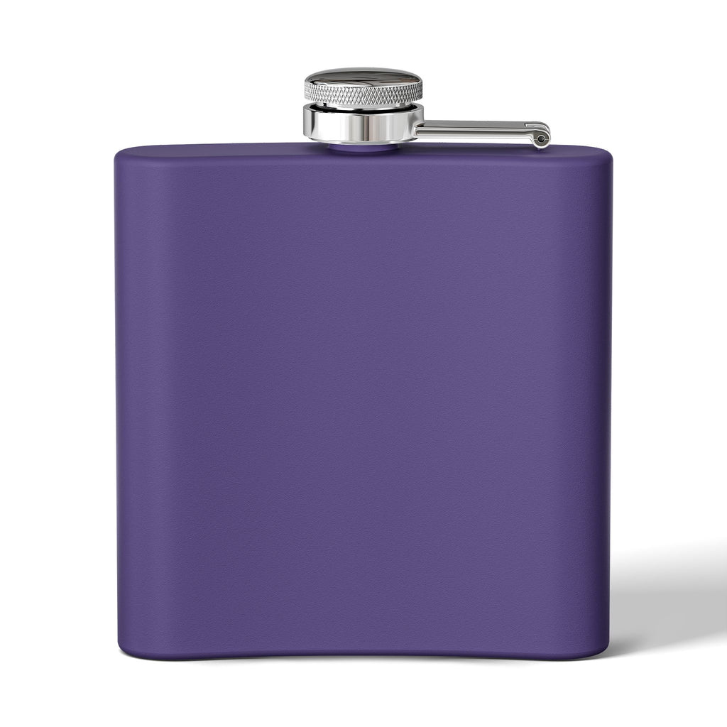 6oz Stainless Steel Hip Flask – Slim Pocket Flask for Travel, Weddings & Groomsmen Gifts