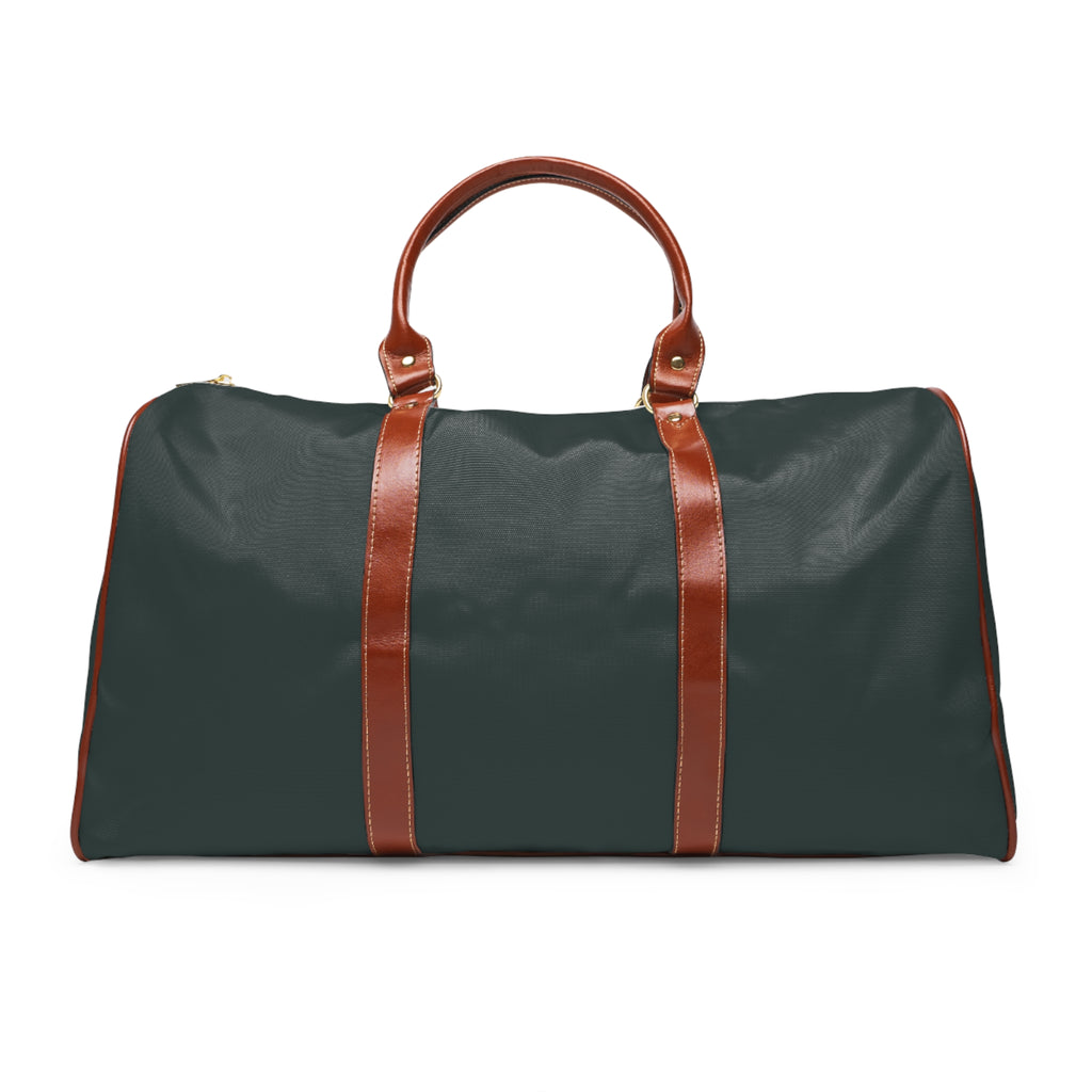 Waterproof Weekend Duffel Bag — Durable Travel Tote with Leather Handles