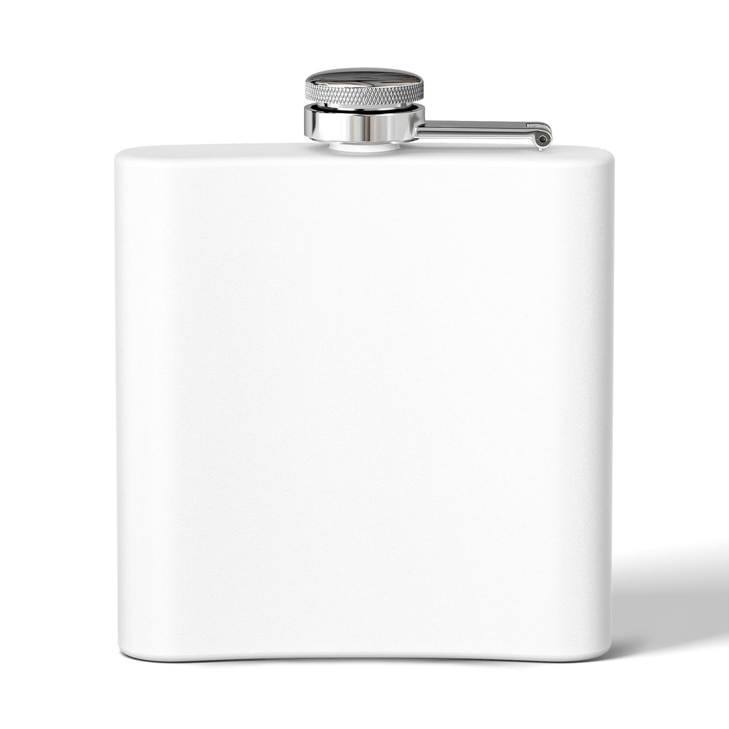 6oz Stainless Steel Hip Flask – Slim Pocket Flask for Travel, Weddings & Groomsmen Gifts