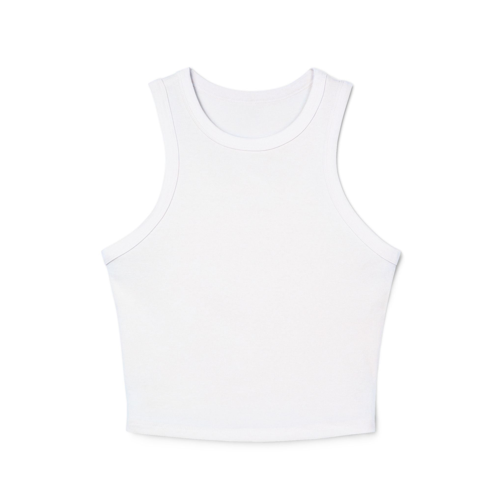 ORVAYE Ribbed Racer Tank — Cropped Activewear Top
