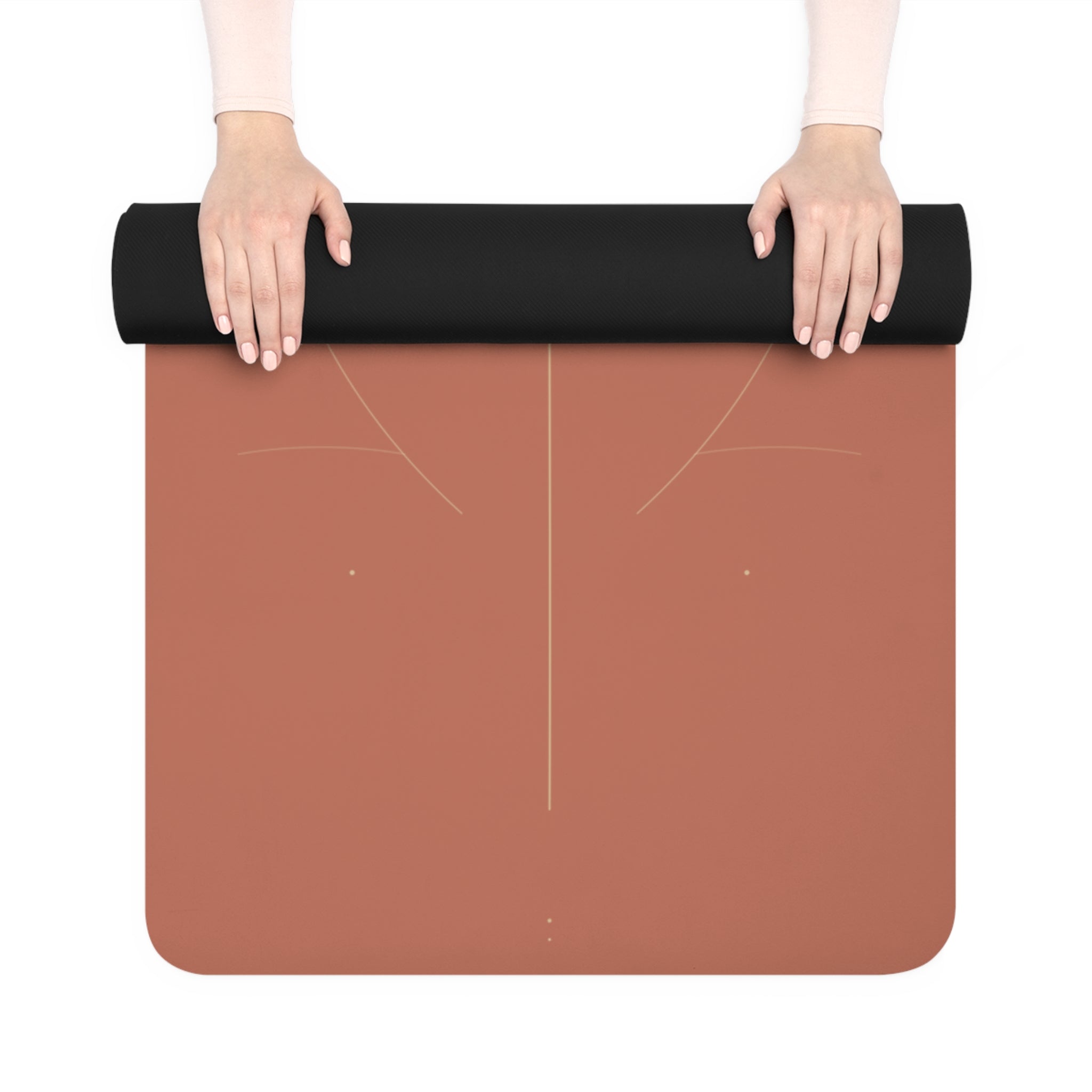 Eco Rubber Yoga Mat — Non‑Slip Lotus Alignment Mat for Home & Studio