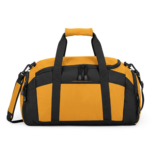 Black Duffel Gym Bag — Spacious Travel & Workout Tote with Shoulder Strap