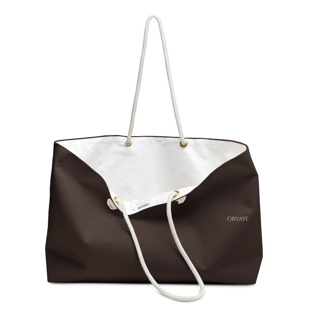 ORVAYE Rope Weekender — Cocoa Canvas