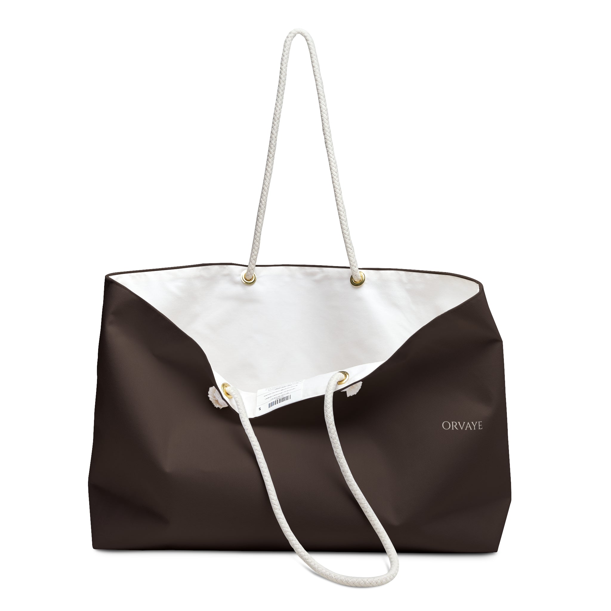 ORVAYE Rope Weekender — Cocoa Canvas