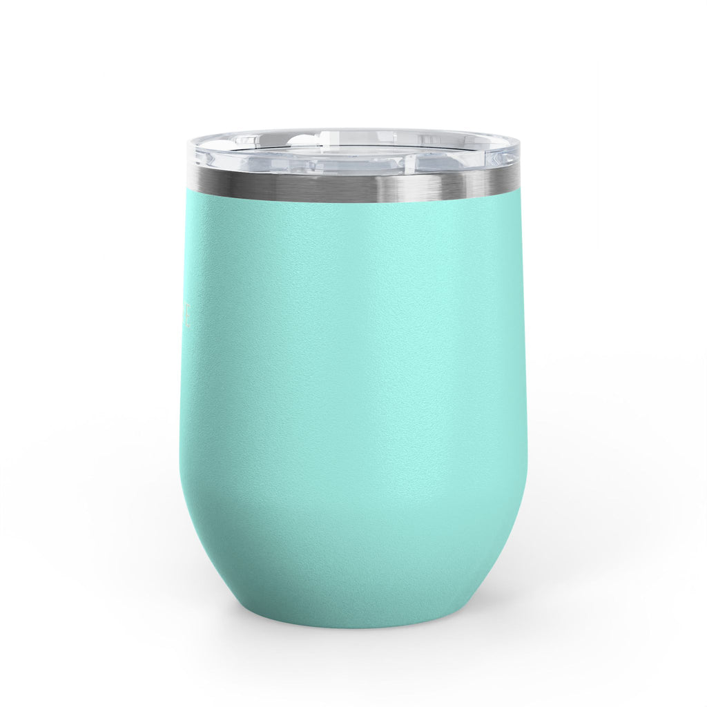 12oz Insulated Wine Tumbler — Stainless Steel Stemless Cup for Travel, Picnics & Gifts