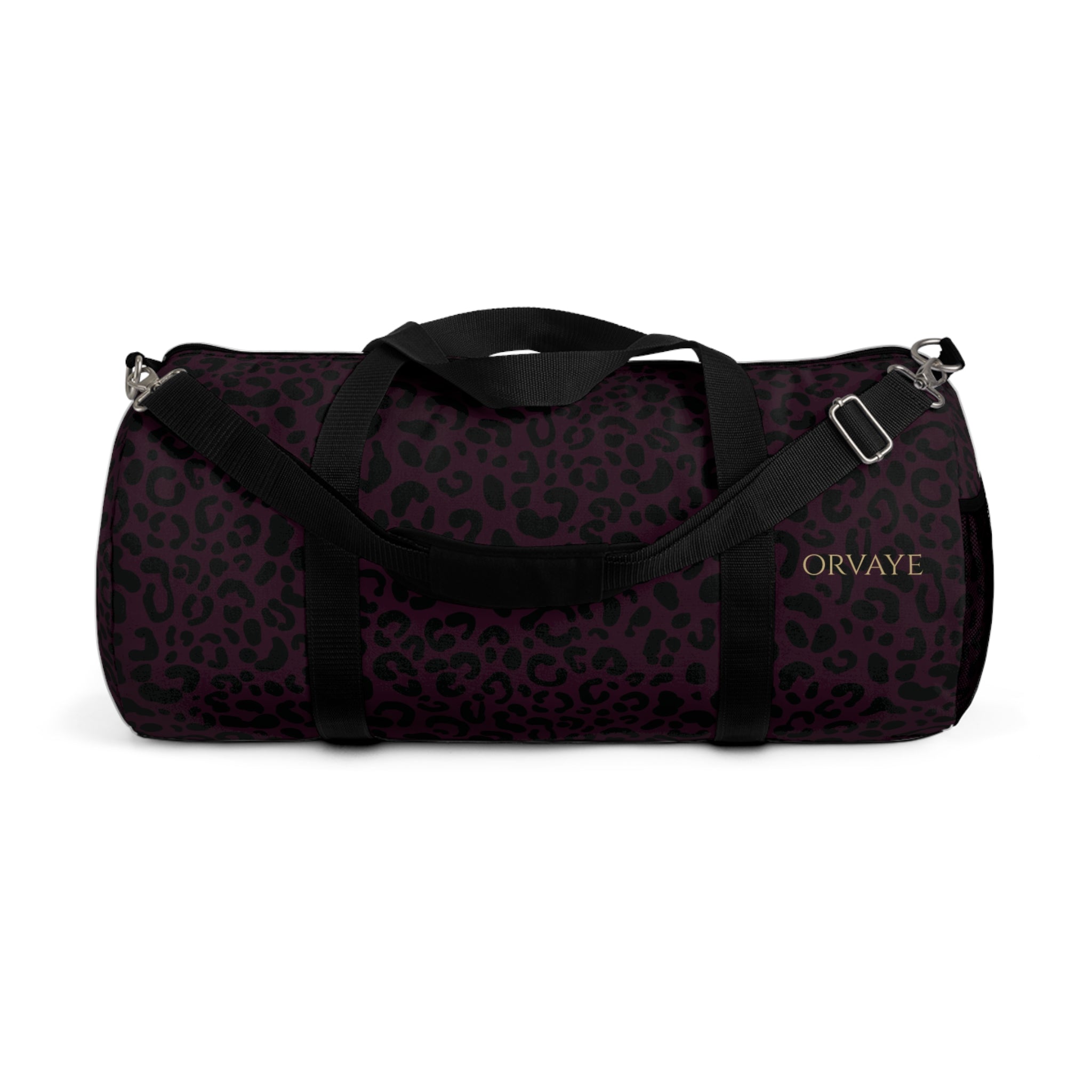 ORVAYE Studio Duffel — Noir Leopard