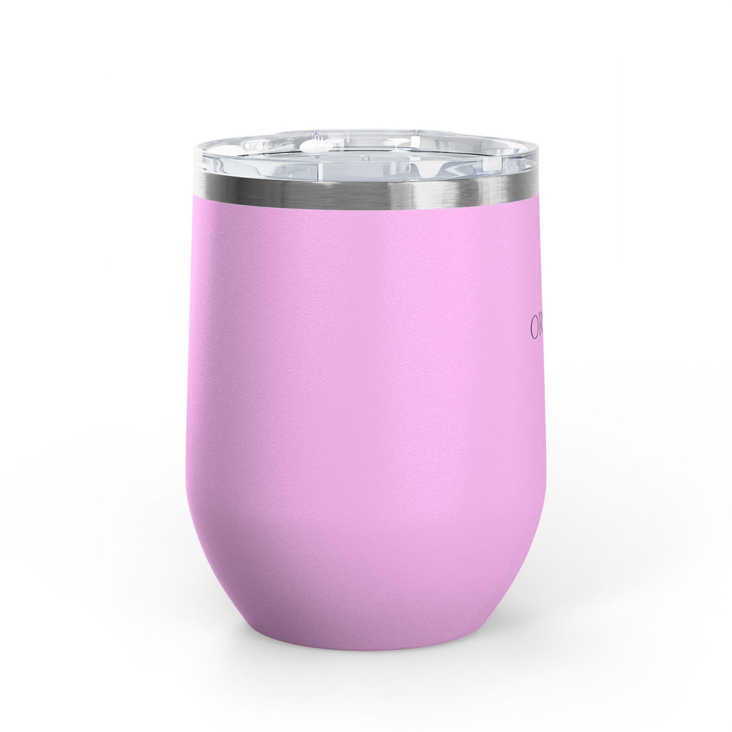 12oz Insulated Wine Tumbler — Stainless Steel Stemless Cup for Travel, Picnics & Gifts
