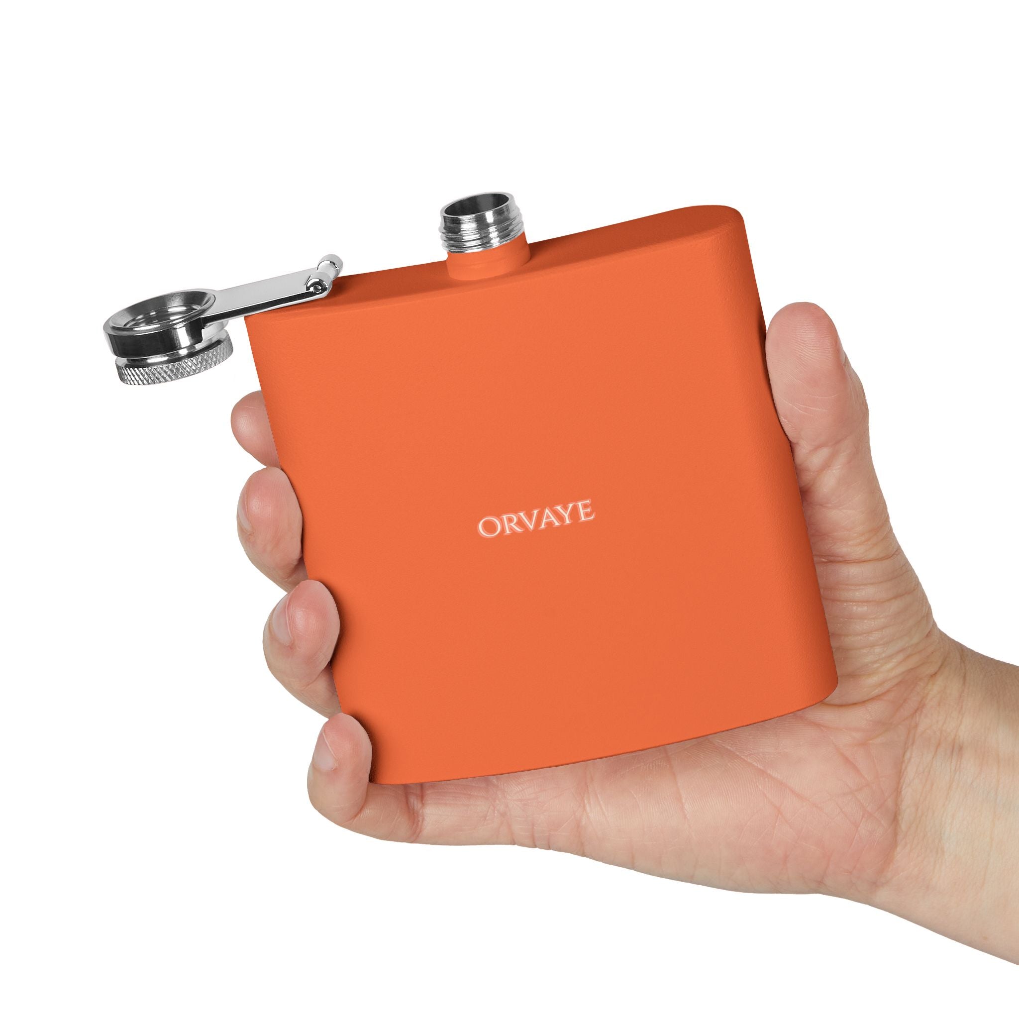 6oz Stainless Steel Hip Flask – Slim Pocket Flask for Travel, Weddings & Groomsmen Gifts