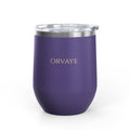 12oz Insulated Wine Tumbler — Stainless Steel Stemless Cup for Travel, Picnics & Gifts