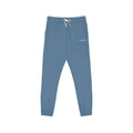 Garment-Dyed Fleece Sweatpants — Minimalist "aloha" Embroidered Lounge Joggers