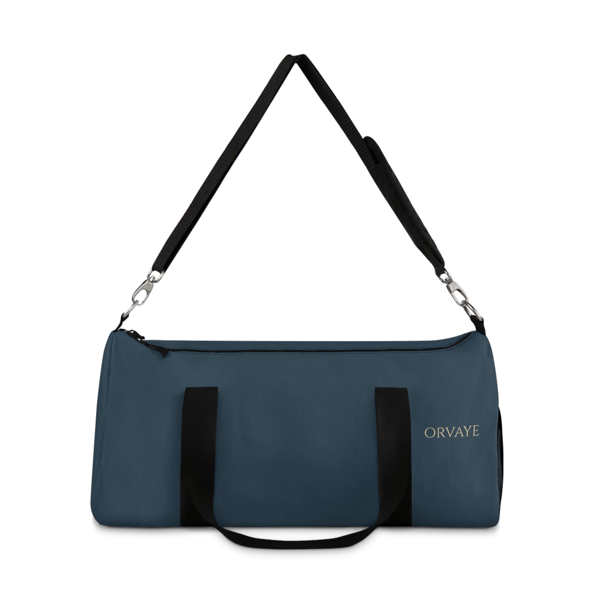 Navy Personalized Duffel Bag – Travel Gym Overnight Tote with Removable Shoulder Strap