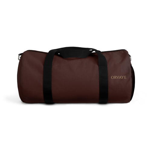 Classic Brown Personalized Duffel Bag — Monogram 'ORVAYE' Travel & Gym Tote