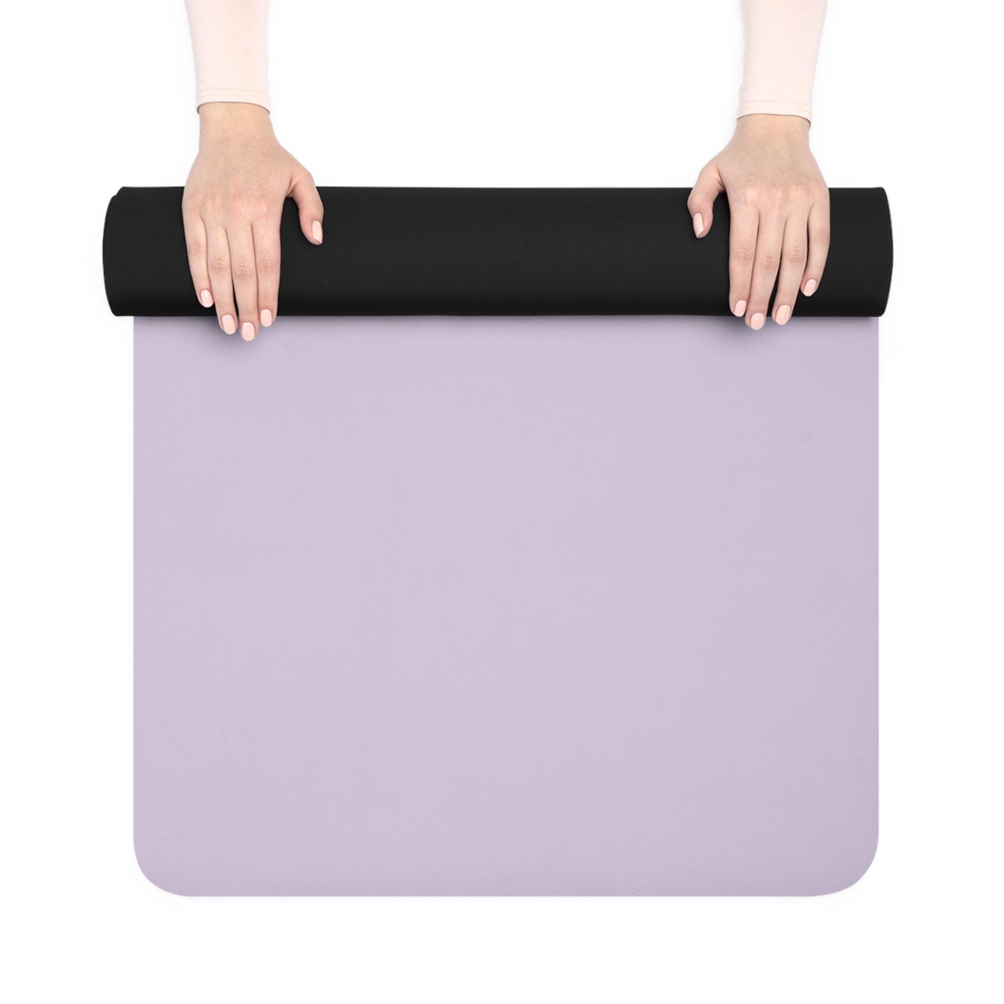 Eco Rubber Yoga Mat — Non-Slip Lavender Exercise Mat for Hot Yoga & Pilates