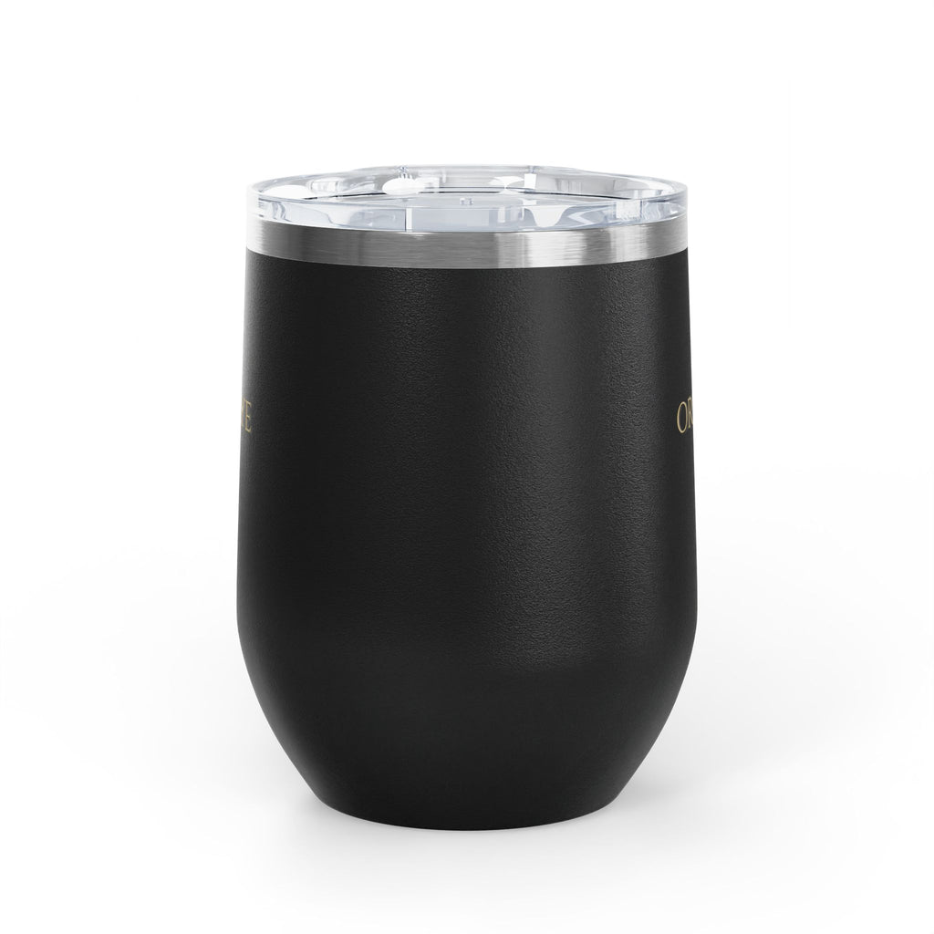12oz Insulated Wine Tumbler — Stainless Steel Stemless Cup for Travel, Picnics & Gifts