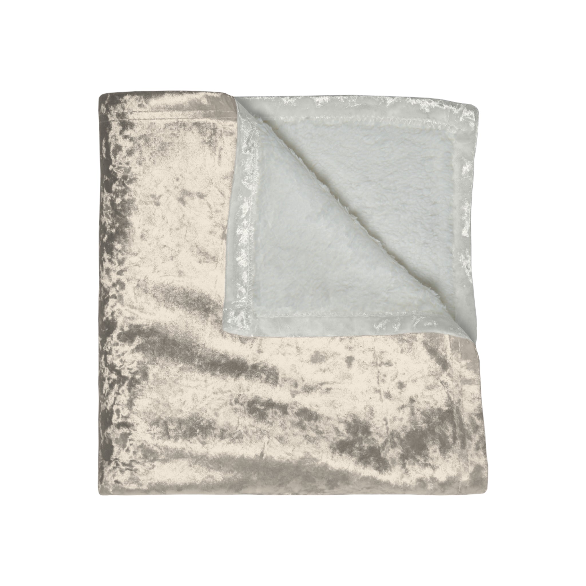 Crushed Velvet Throw Blanket — Luxe Soft Plush Blanket for Couch & Bed