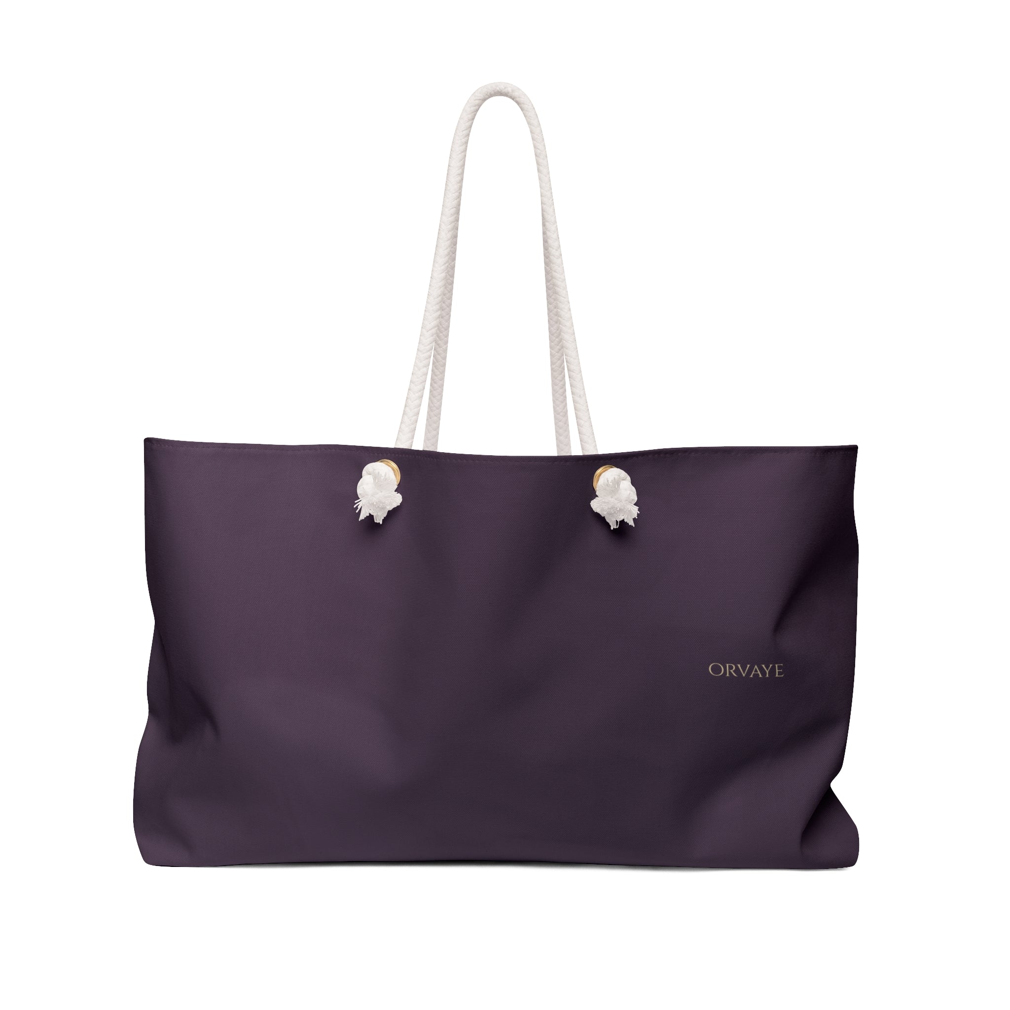 ORVAYE Rope Weekender — Deep Plum