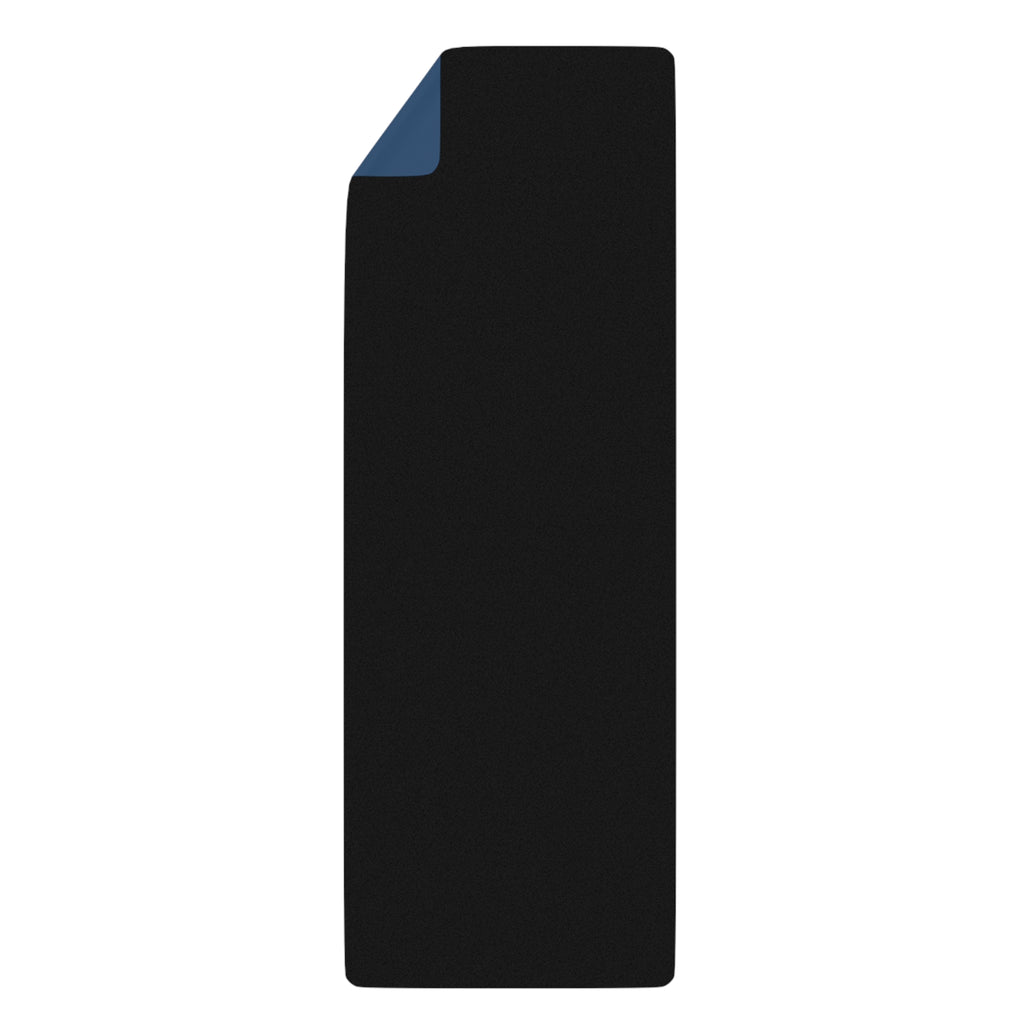 Non‑Slip Rubber Yoga Mat — Extra Grip Black Exercise Mat for Home & Studio