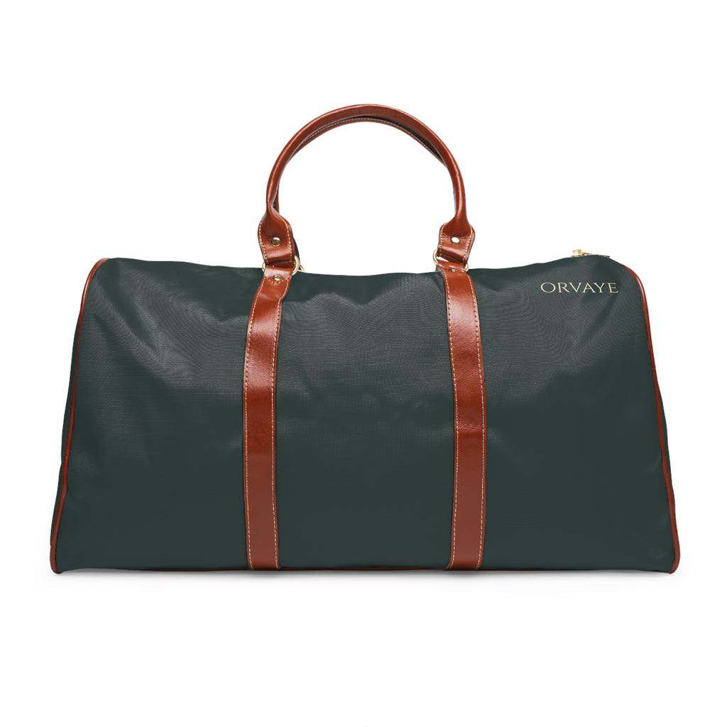 Waterproof Weekend Duffel Bag — Durable Travel Tote with Leather Handles