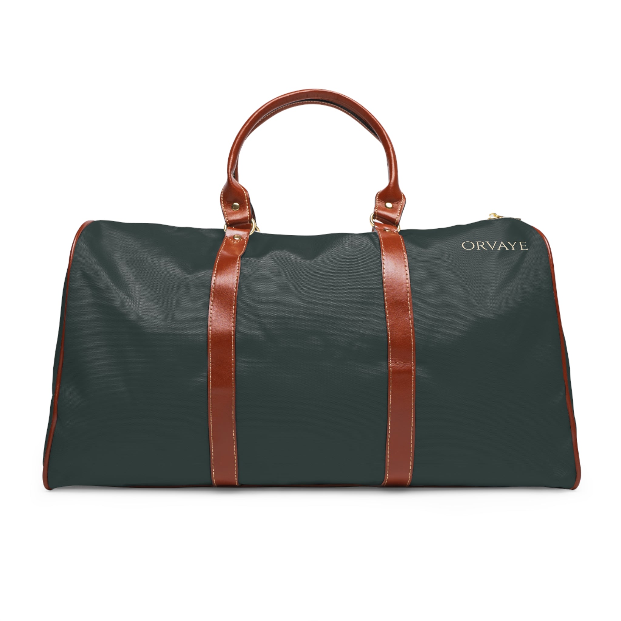 Waterproof Weekend Duffel Bag — Durable Travel Tote with Leather Handles