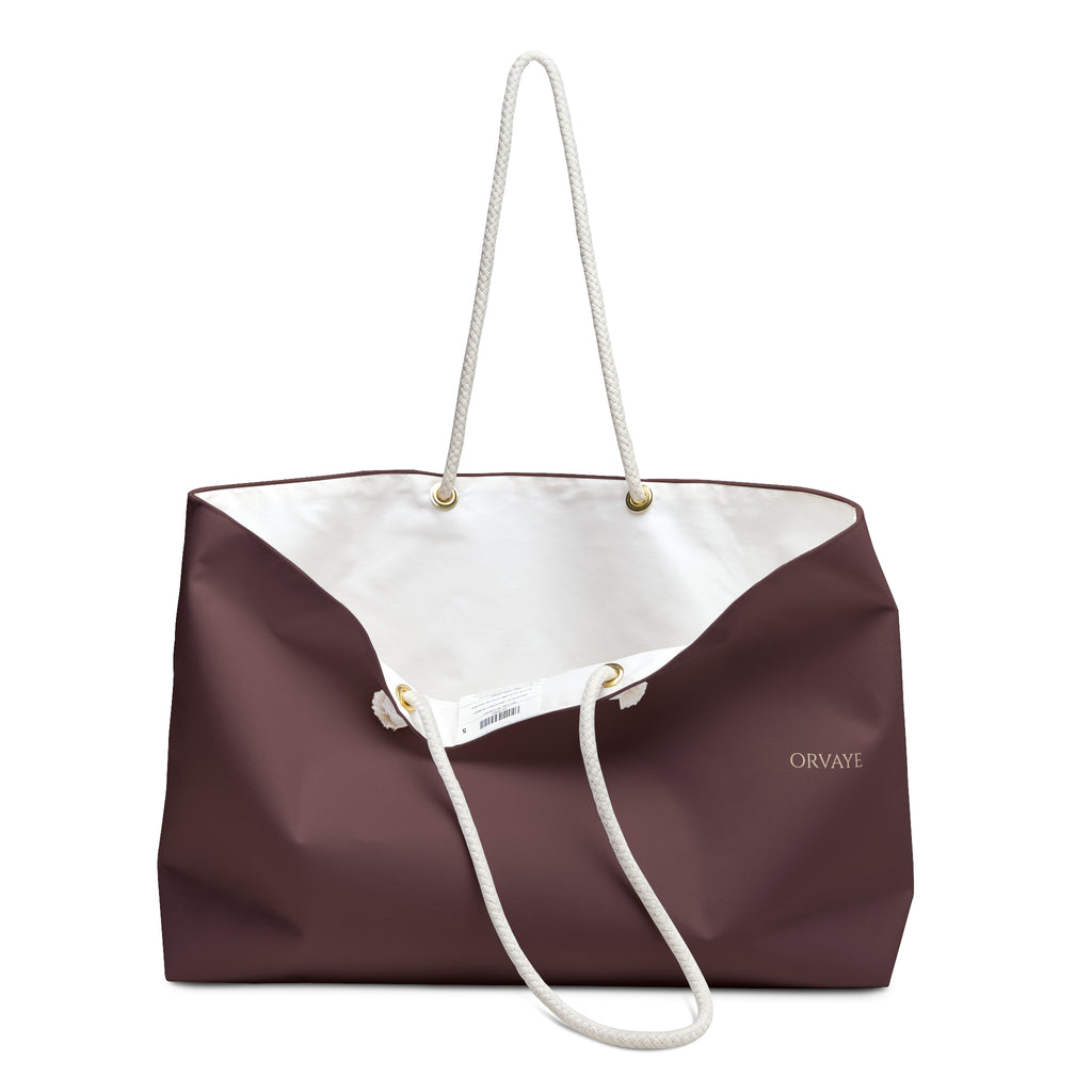 ORVAYE Rope Weekender — Warm Maroon