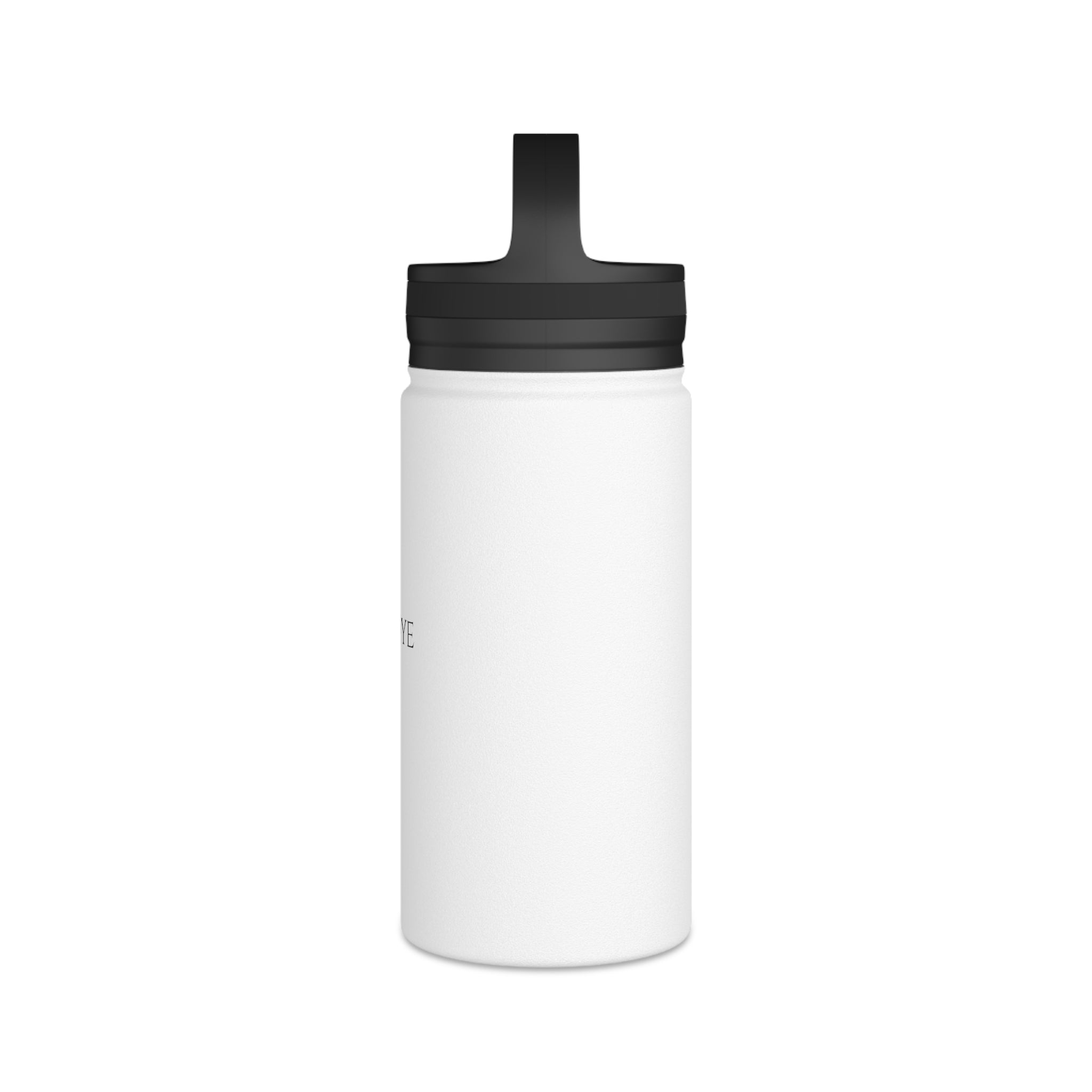 Insulated Stainless Steel Water Bottle with Handle Lid – 18oz Travel Flask