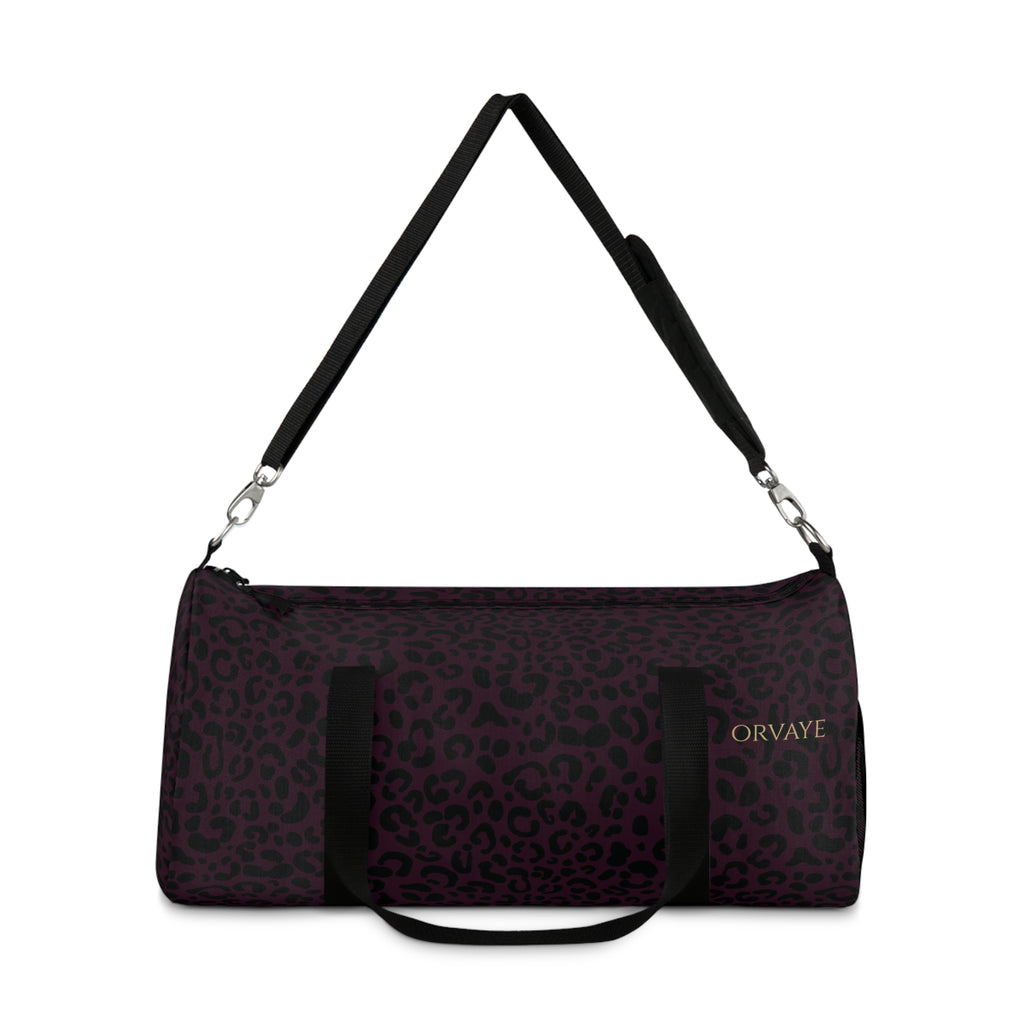 ORVAYE Studio Duffel — Noir Leopard