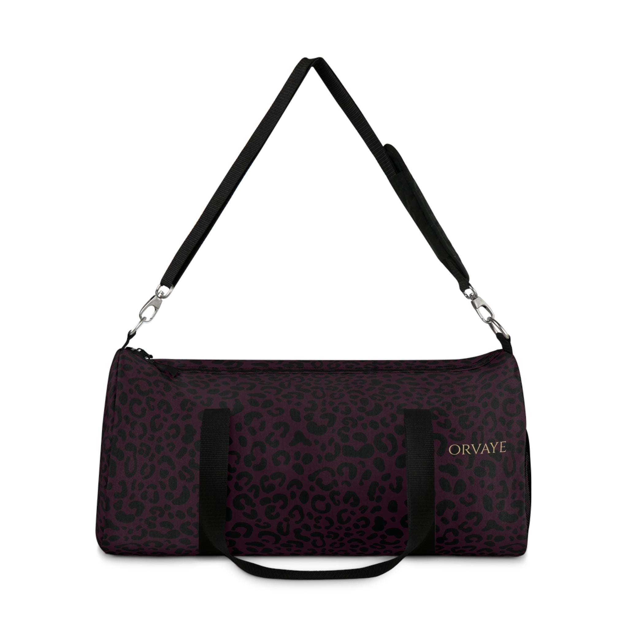ORVAYE Studio Duffel — Noir Leopard