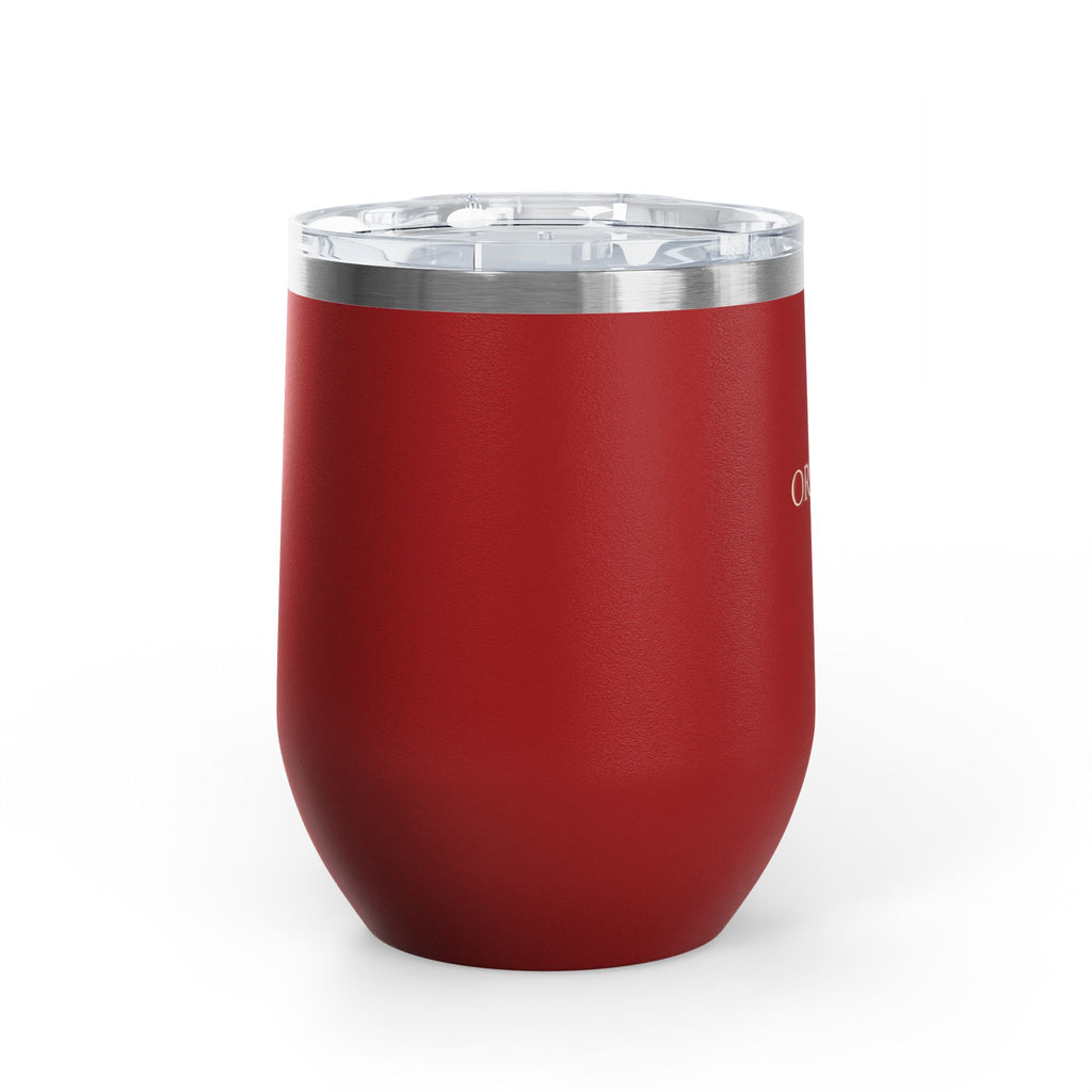 12oz Insulated Wine Tumbler — Stainless Steel Stemless Cup for Travel, Picnics & Gifts