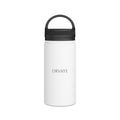 Insulated Stainless Steel Water Bottle with Handle Lid – 18oz Travel Flask