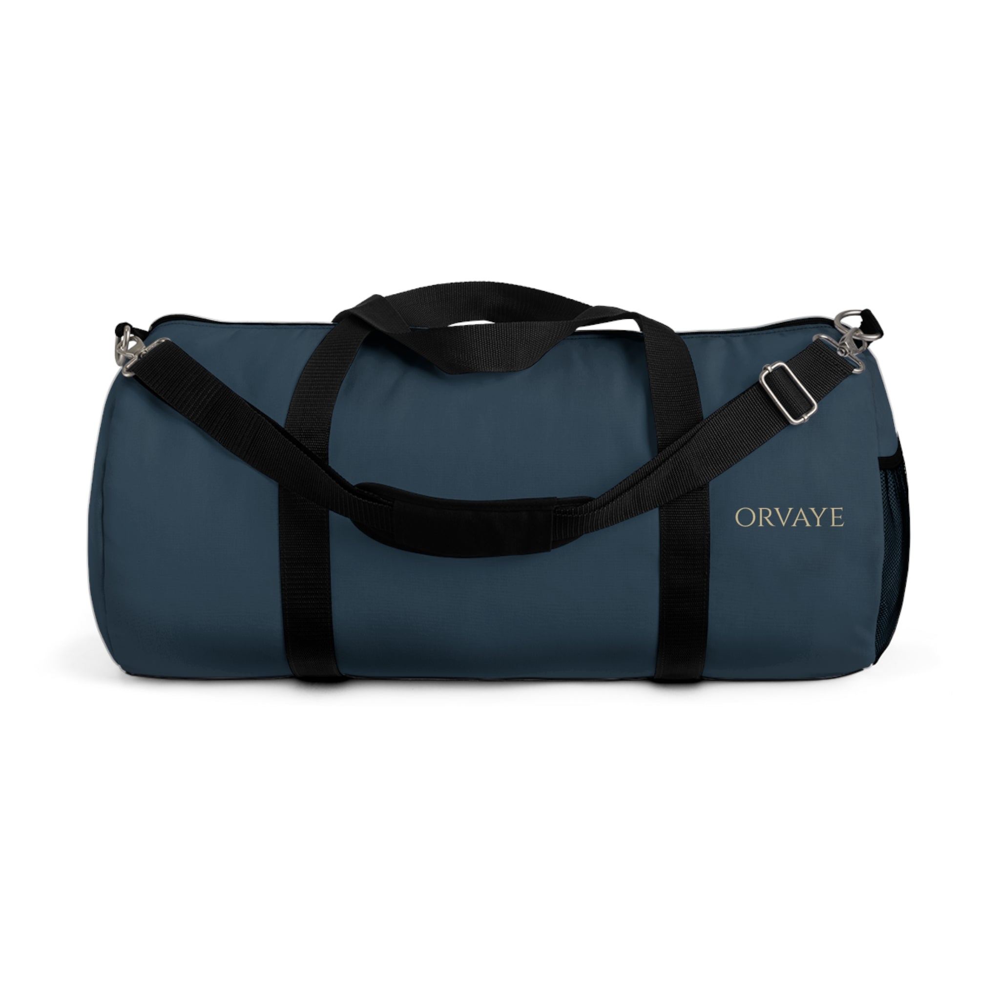 ORVAYE Studio Duffel — Navy Monogram