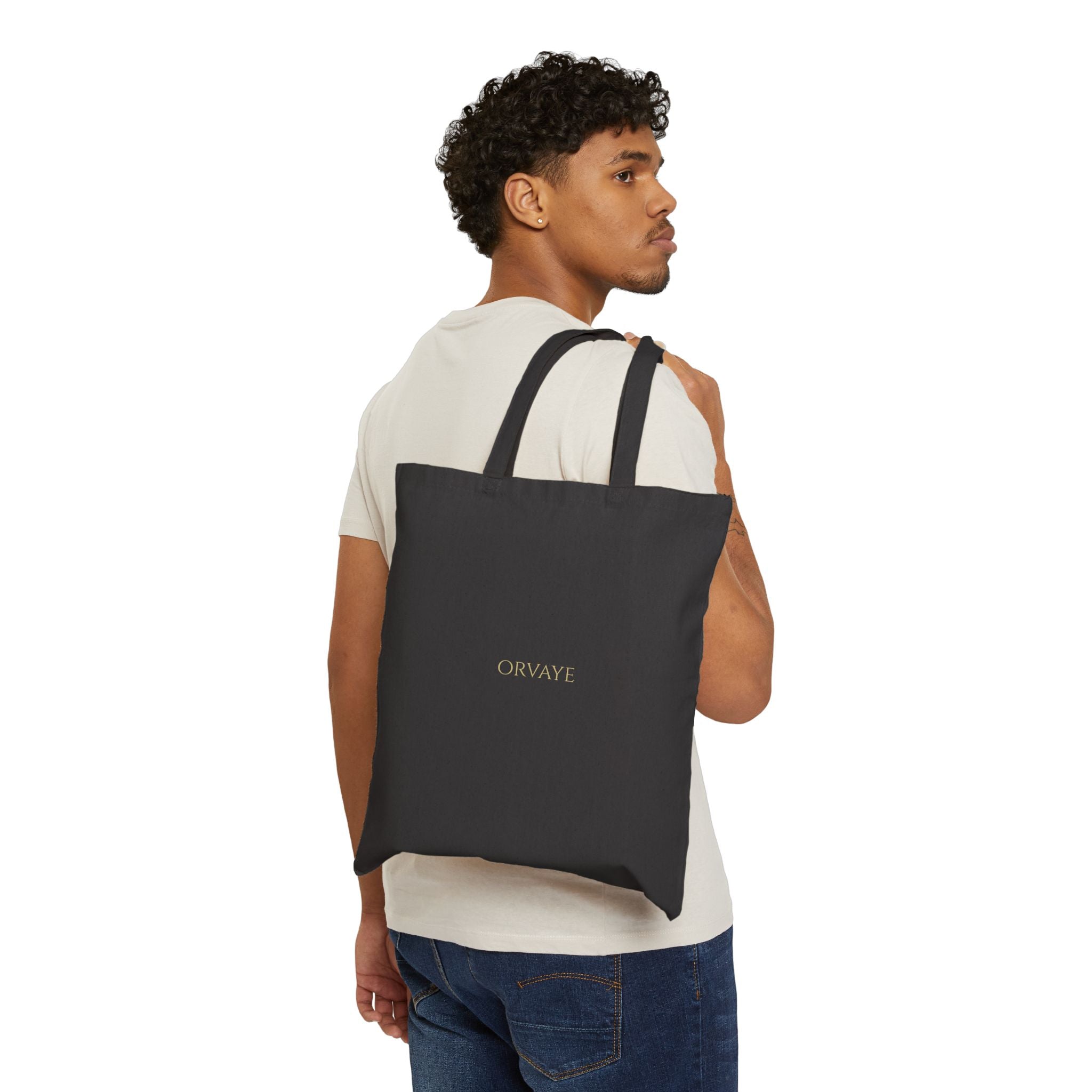 Canvas Tote Bag — Minimal 'OKAY?' Logo Reusable Shopper
