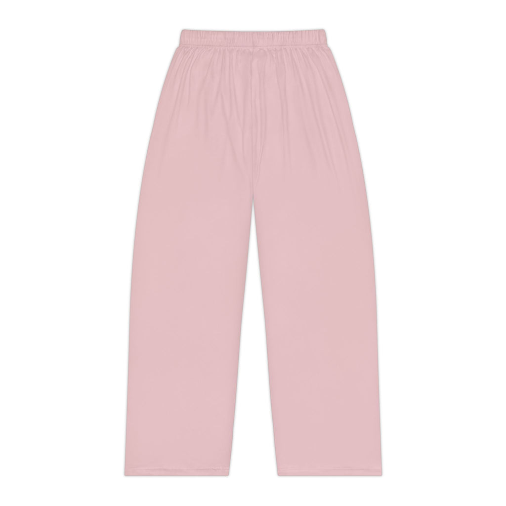 Women's Pink Lounge Pajama Pants — Soft Elastic-Waist Sleepwear