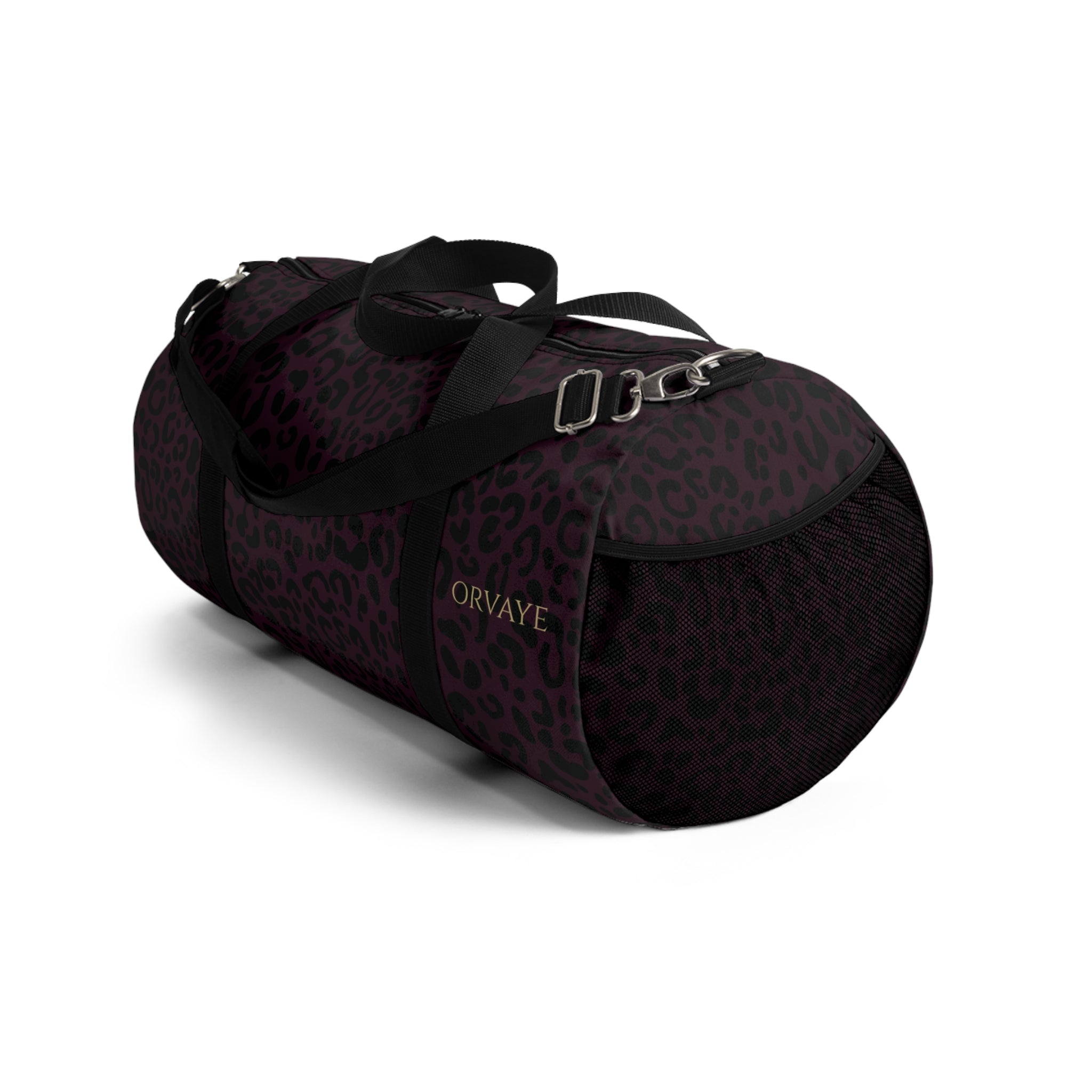 ORVAYE Studio Duffel — Noir Leopard