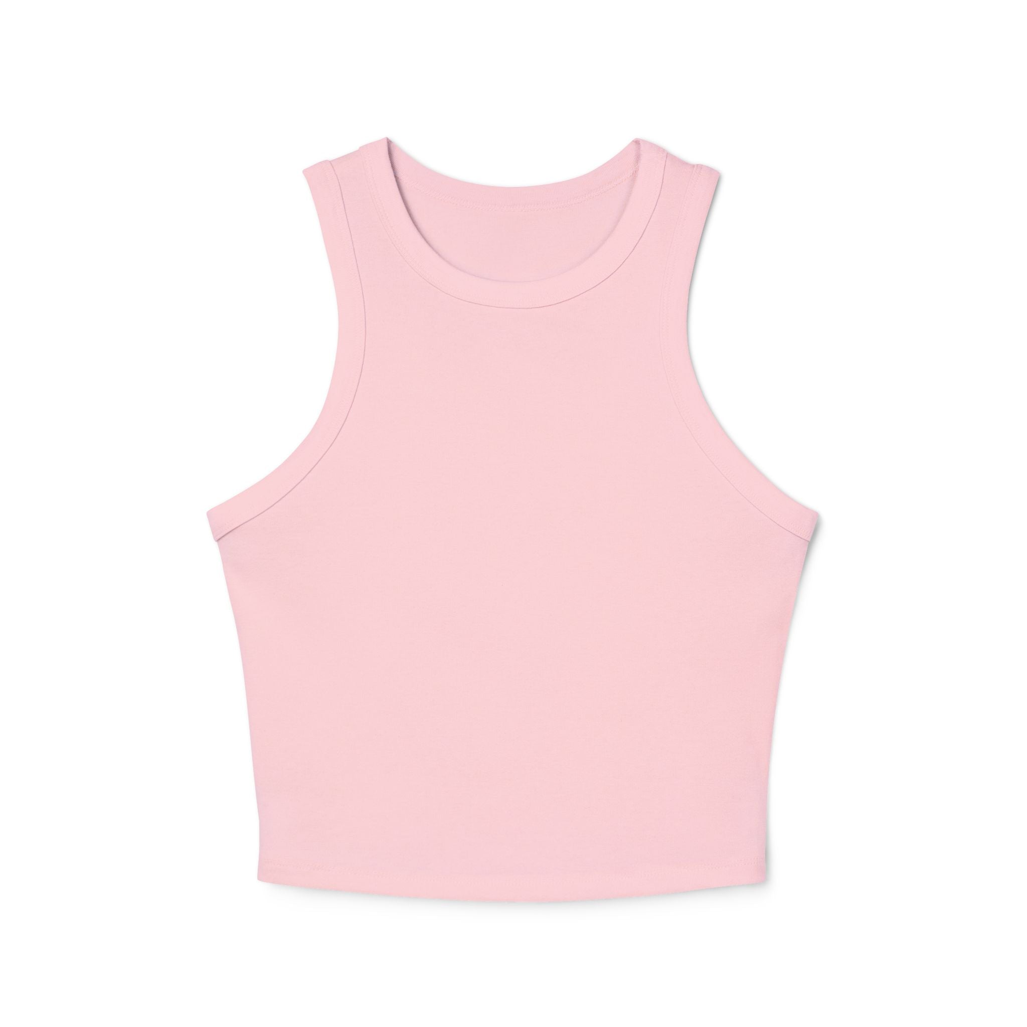 ORVAYE Ribbed Racer Tank — Cropped Activewear Top