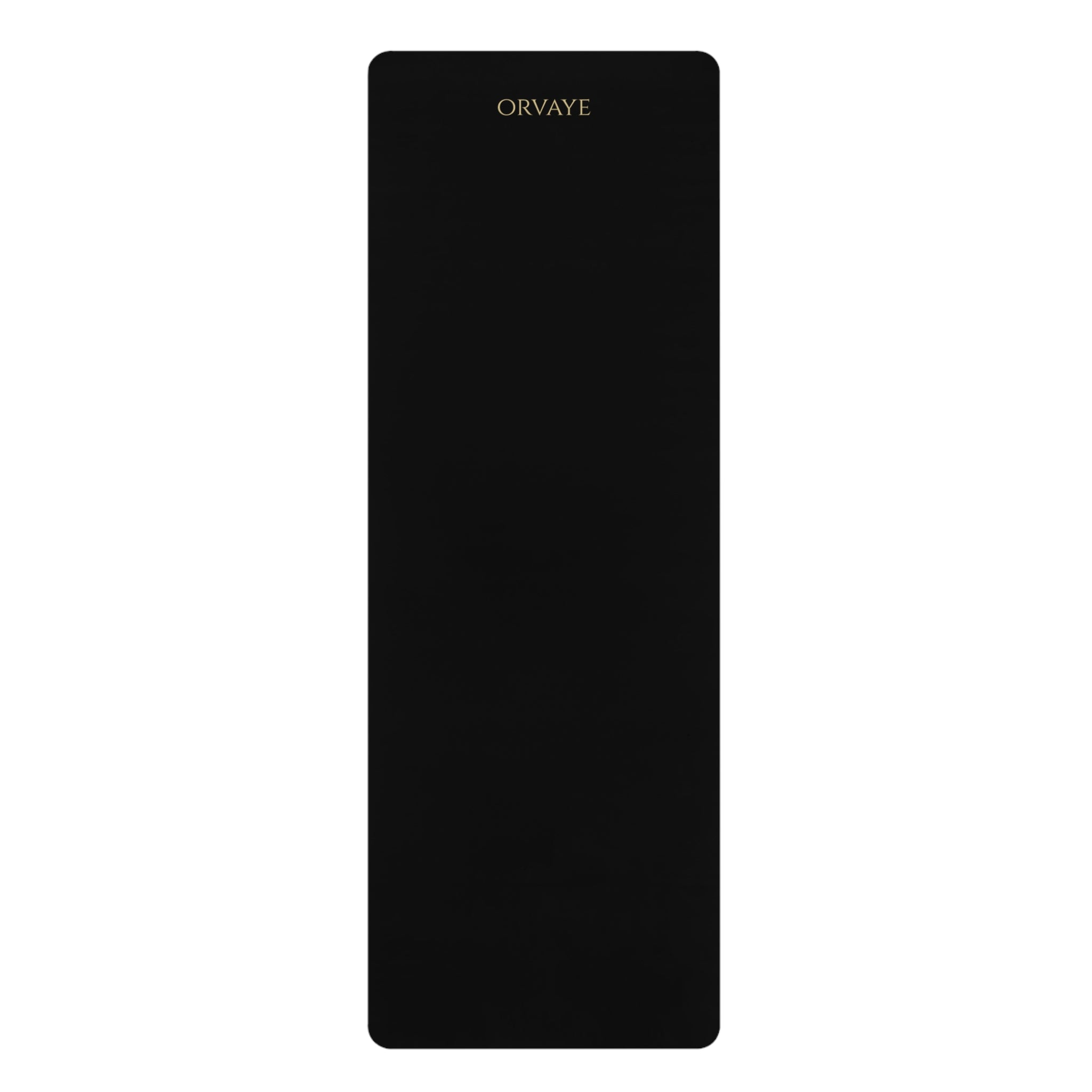 Black Natural Rubber Yoga Mat — Non-Slip Eco Exercise Mat