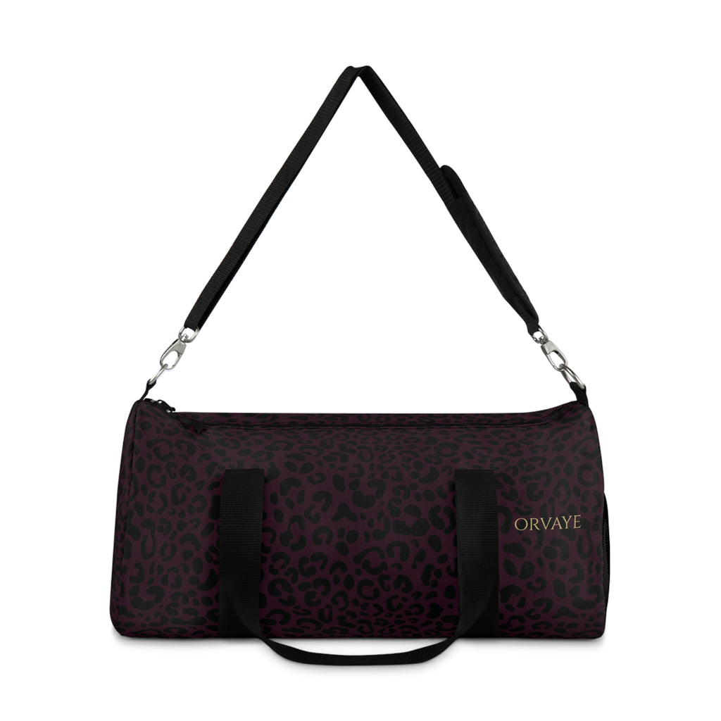 ORVAYE Studio Duffel — Noir Leopard