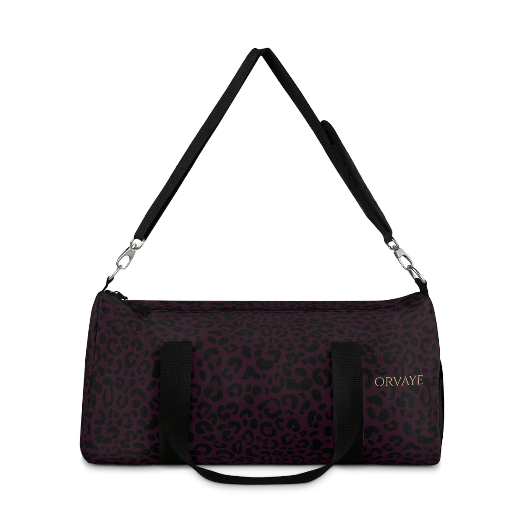 ORVAYE Studio Duffel — Noir Leopard