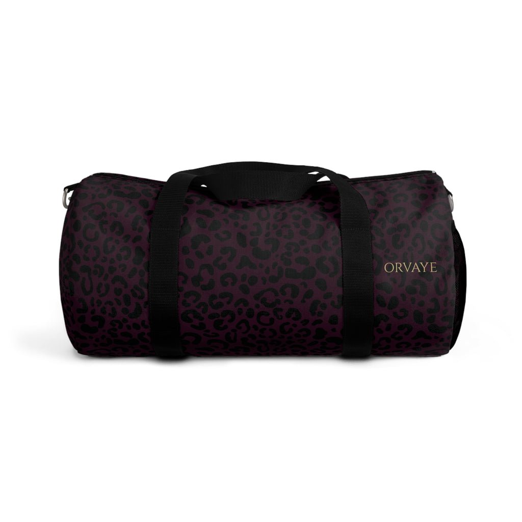 ORVAYE Studio Duffel — Noir Leopard