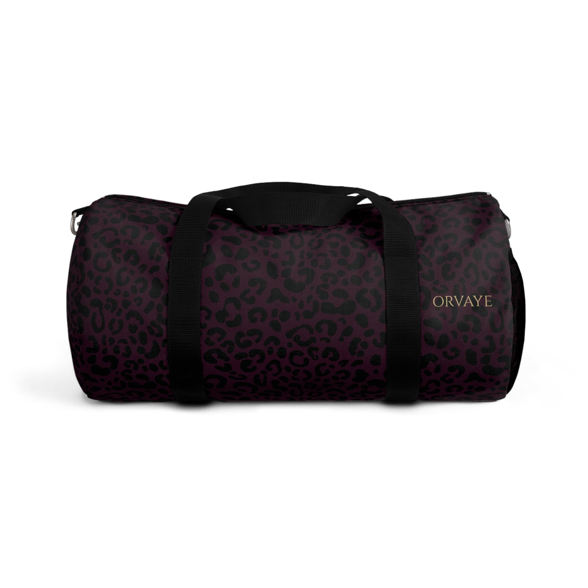 ORVAYE Studio Duffel — Noir Leopard