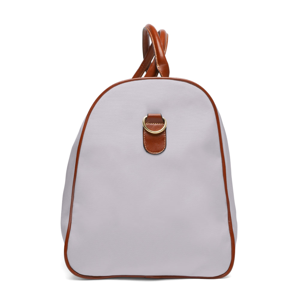 Waterproof Weekender Bag – Lightweight Travel Duffle with Leather Trim