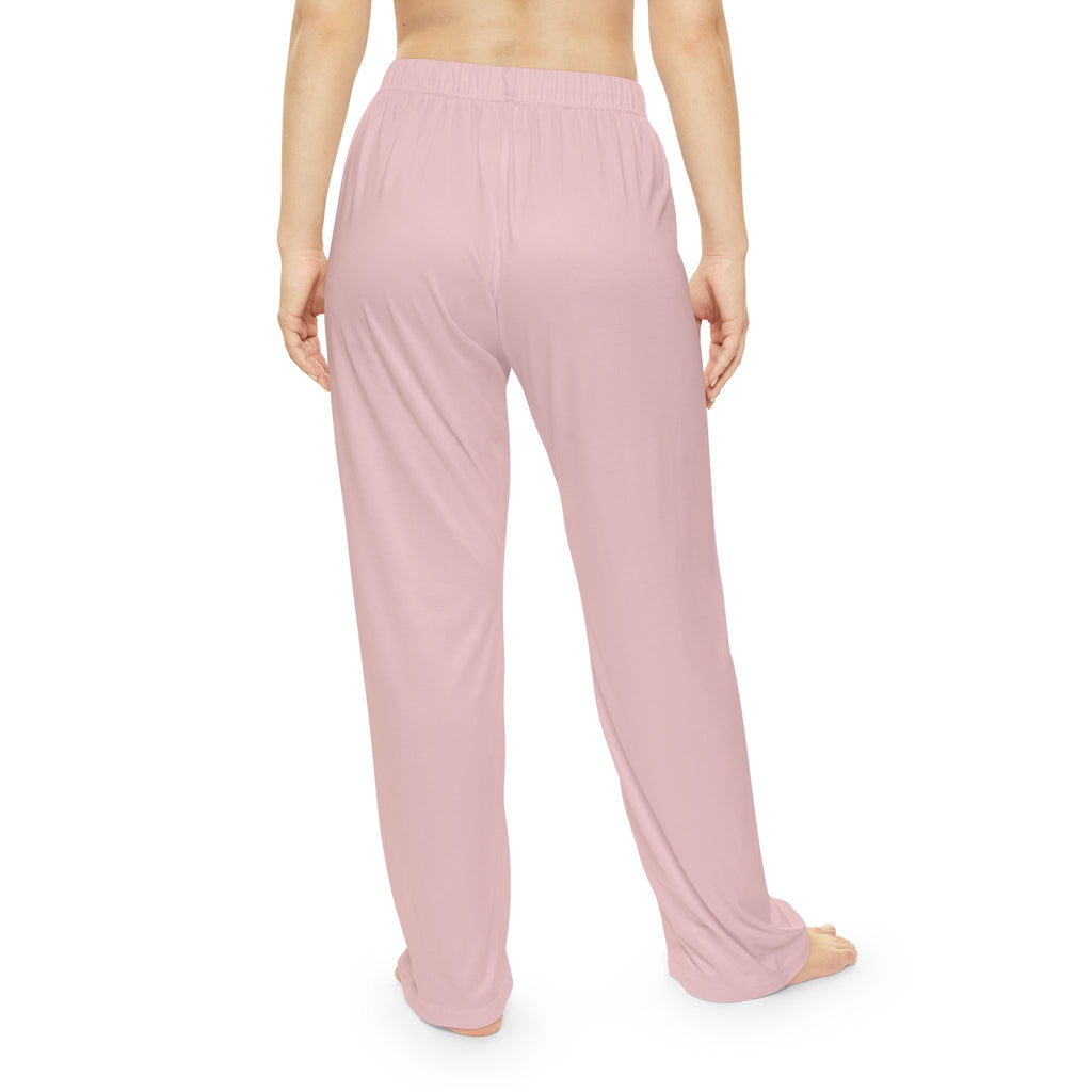Women's Pink Lounge Pajama Pants — Soft Elastic-Waist Sleepwear