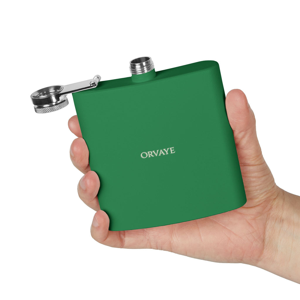 6oz Stainless Steel Hip Flask – Slim Pocket Flask for Travel, Weddings & Groomsmen Gifts